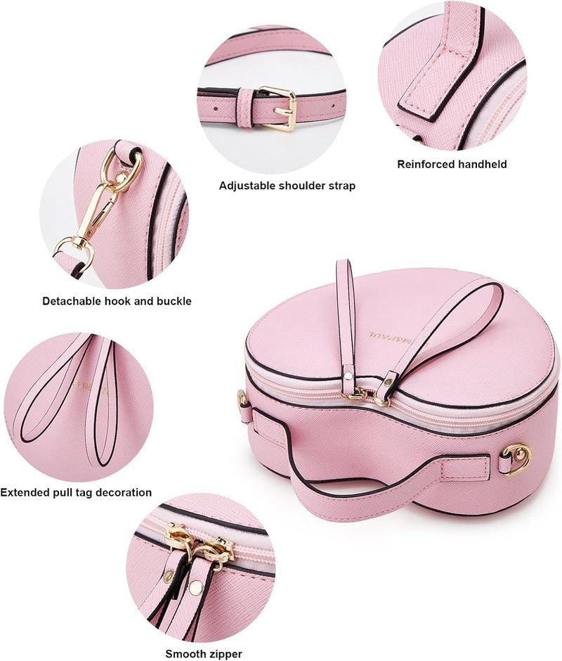 Makes Crossbody Purse for Women Small Crossbody Bags Trendy Vegan Leather with Adjustable Shoulder Straps Gift for Mother Wife Mom - Image 2